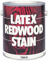 Valspar 057.7260-01.007 Latex Stain, Redwood, 1 gal